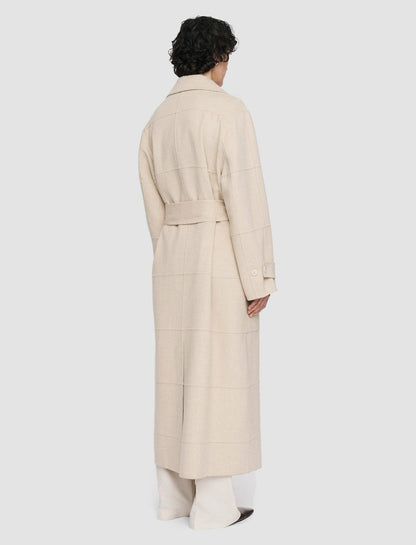 JOSEPH Fashion Women Light Double Face Animation Merton Coat Oat