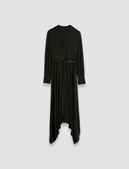 JOSEPH Fashion Women Viscose Jersey Flandre Dress Black