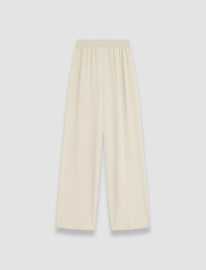 JOSEPH Fashion Women Hulin Crepe de Soie Silk Trousers Oat