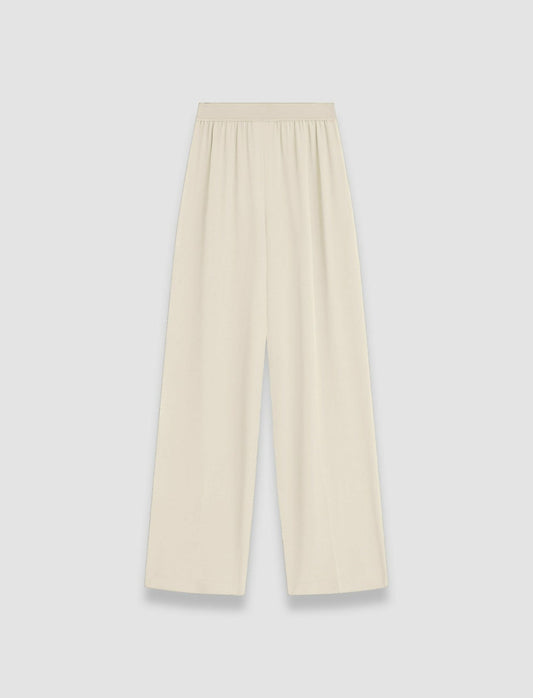 JOSEPH Fashion Women Hulin Crepe de Soie Silk Trousers Oat