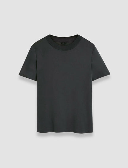 JOSEPH Fashion Women Rubin Crepe de Soie Silk Blouse Slate