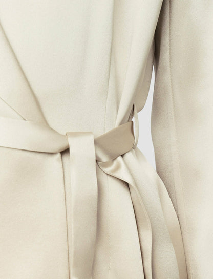 JOSEPH Fashion Women Joubert Silk Satin Jacket Oat