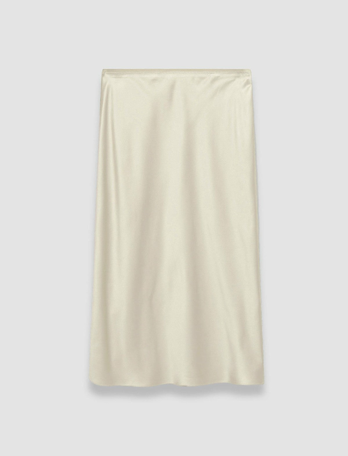 JOSEPH Fashion Women Isaak Silk Satin Skirt Oat