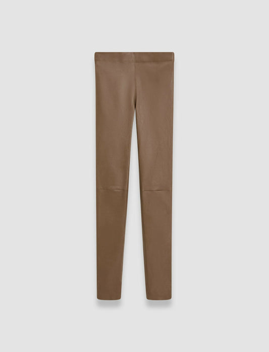 JOSEPH Fashion Women Leather Stretch Leggings Arabica