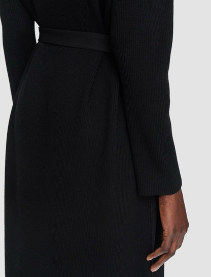 JOSEPH Fashion Women Drapy Cady Didot Dress Black