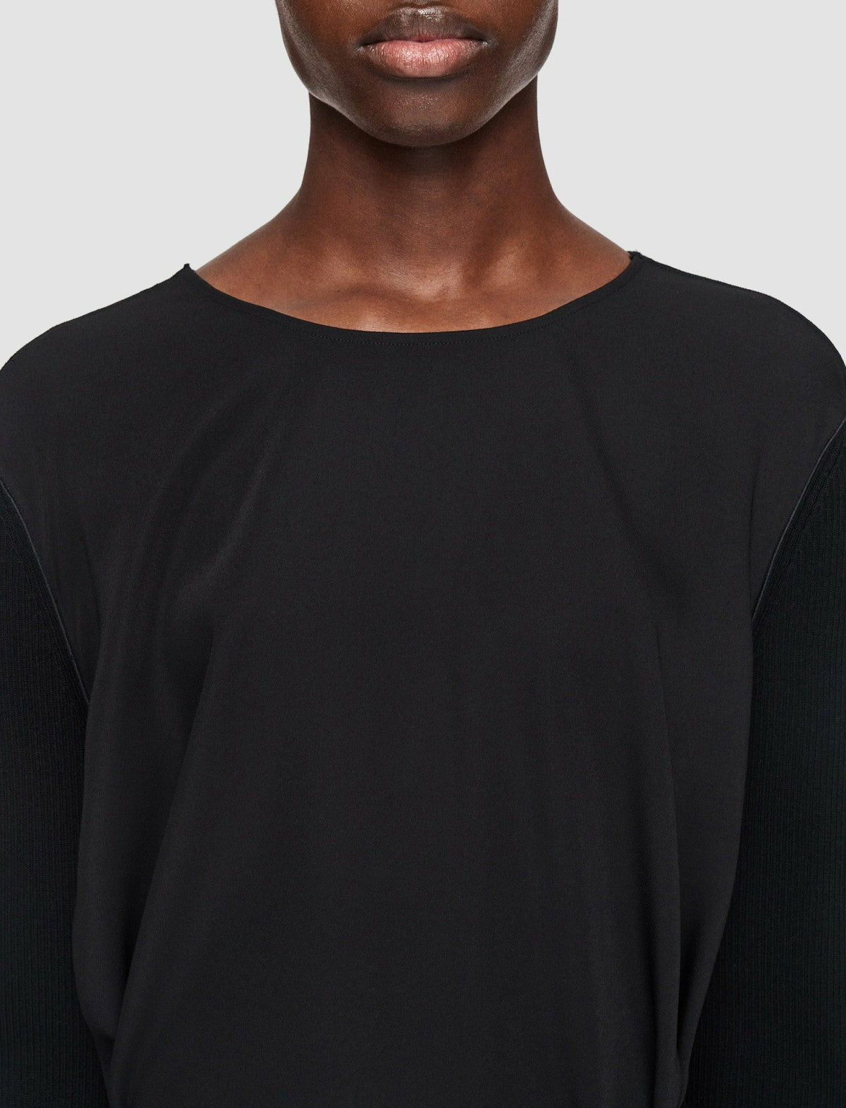 JOSEPH Fashion Women Drapy Cady Didot Dress Black