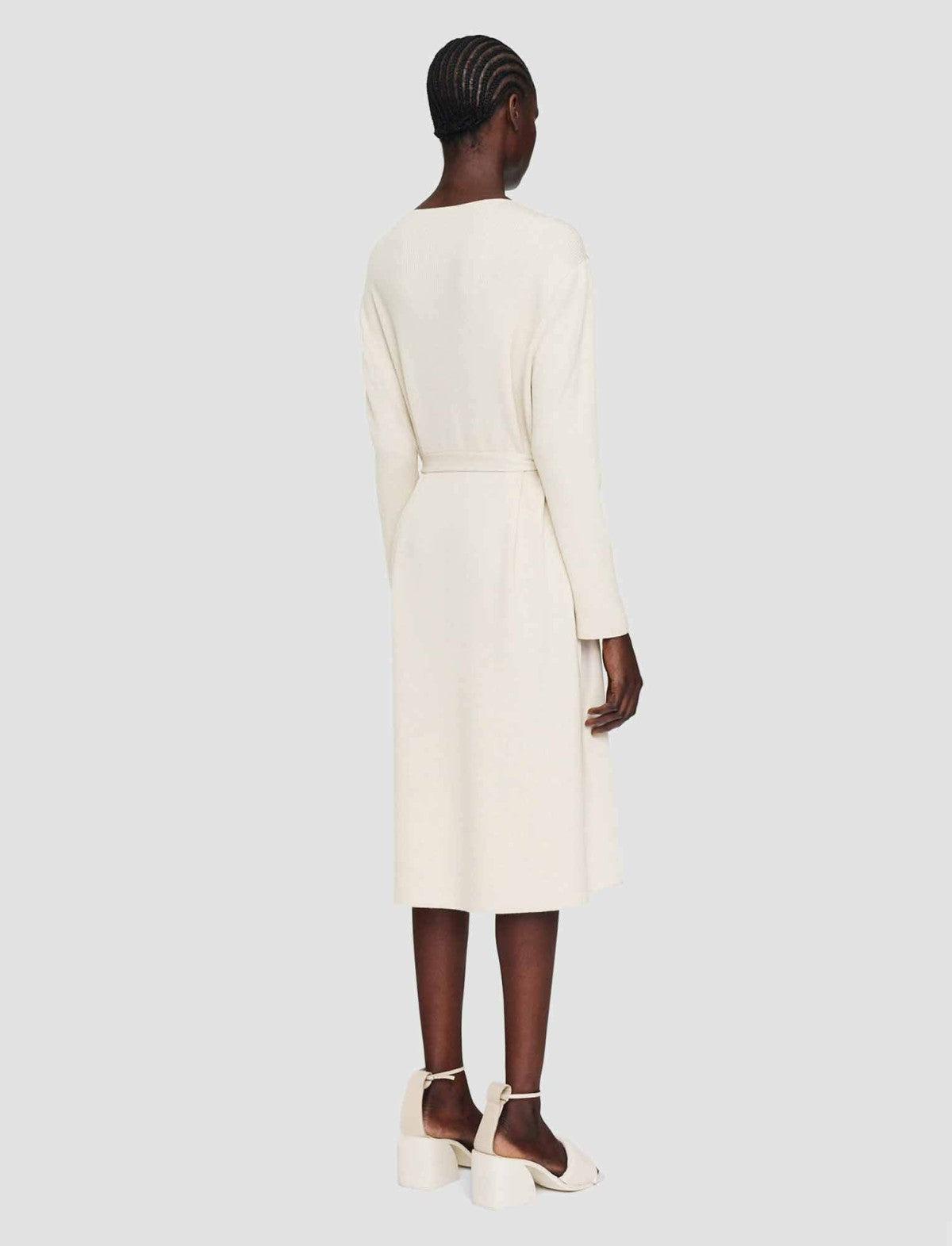JOSEPH Fashion Women Drapy Cady Didot Dress Oat