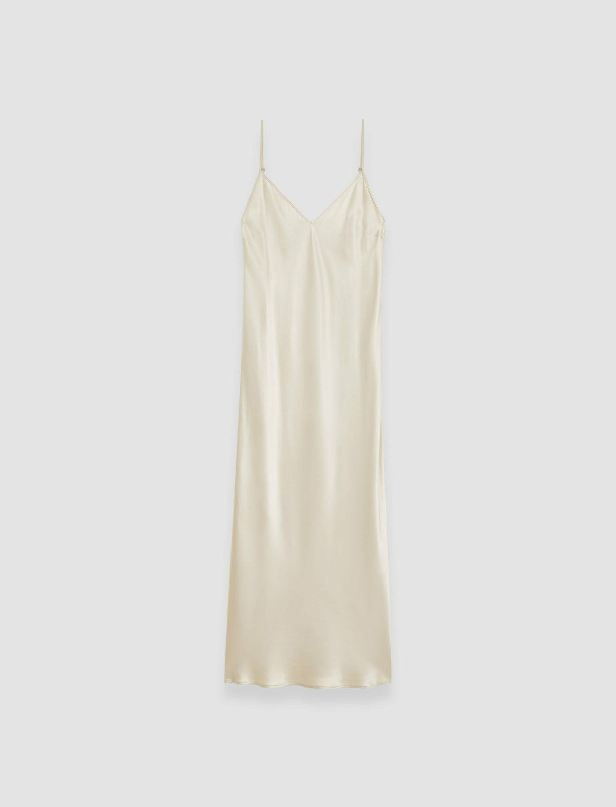 JOSEPH Fashion Women Silk Satin Clea Dress Oat
