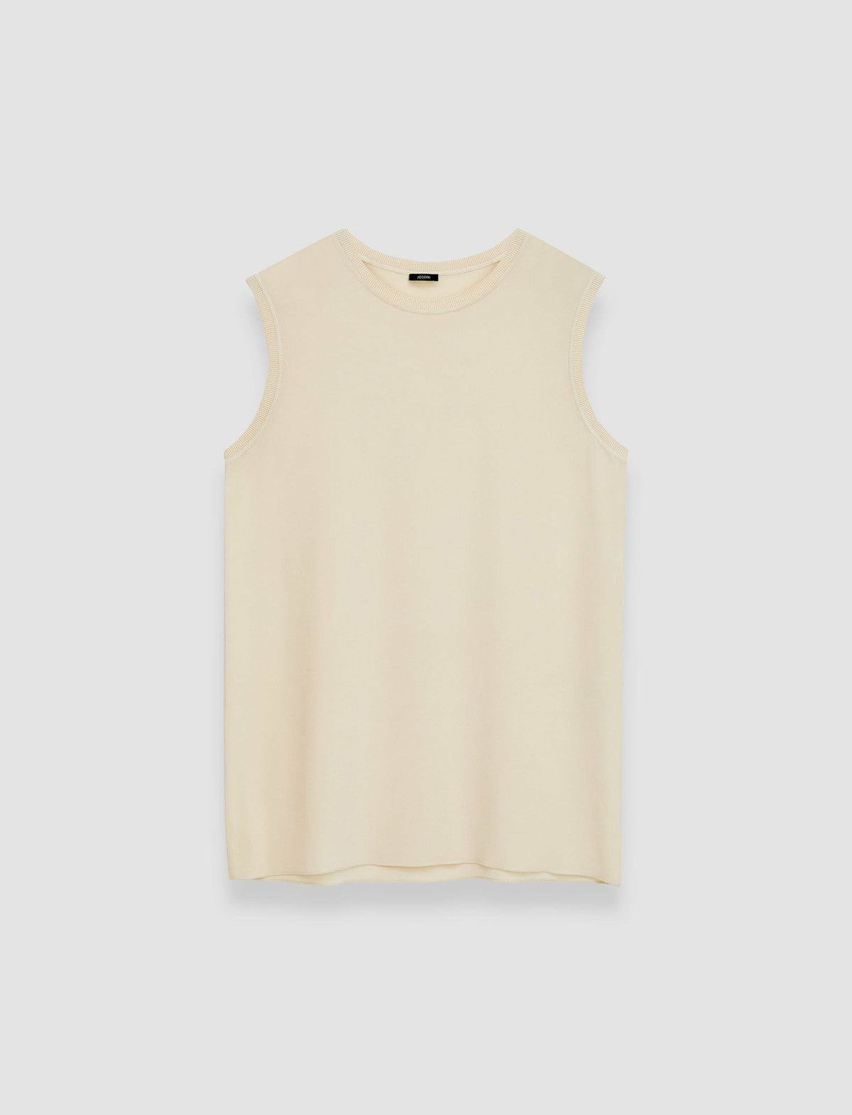 JOSEPH Fashion Women Silk Crepe de Soie Bley Blouse Oat