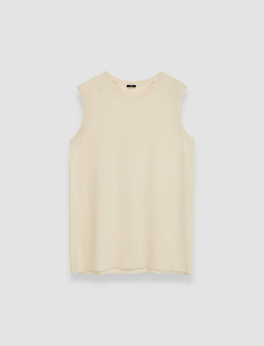 JOSEPH Fashion Women Silk Crepe de Soie Bley Blouse Oat