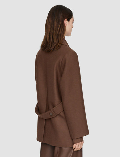 JOSEPH Fashion Women Heritage Wool Laure Coat Arabica