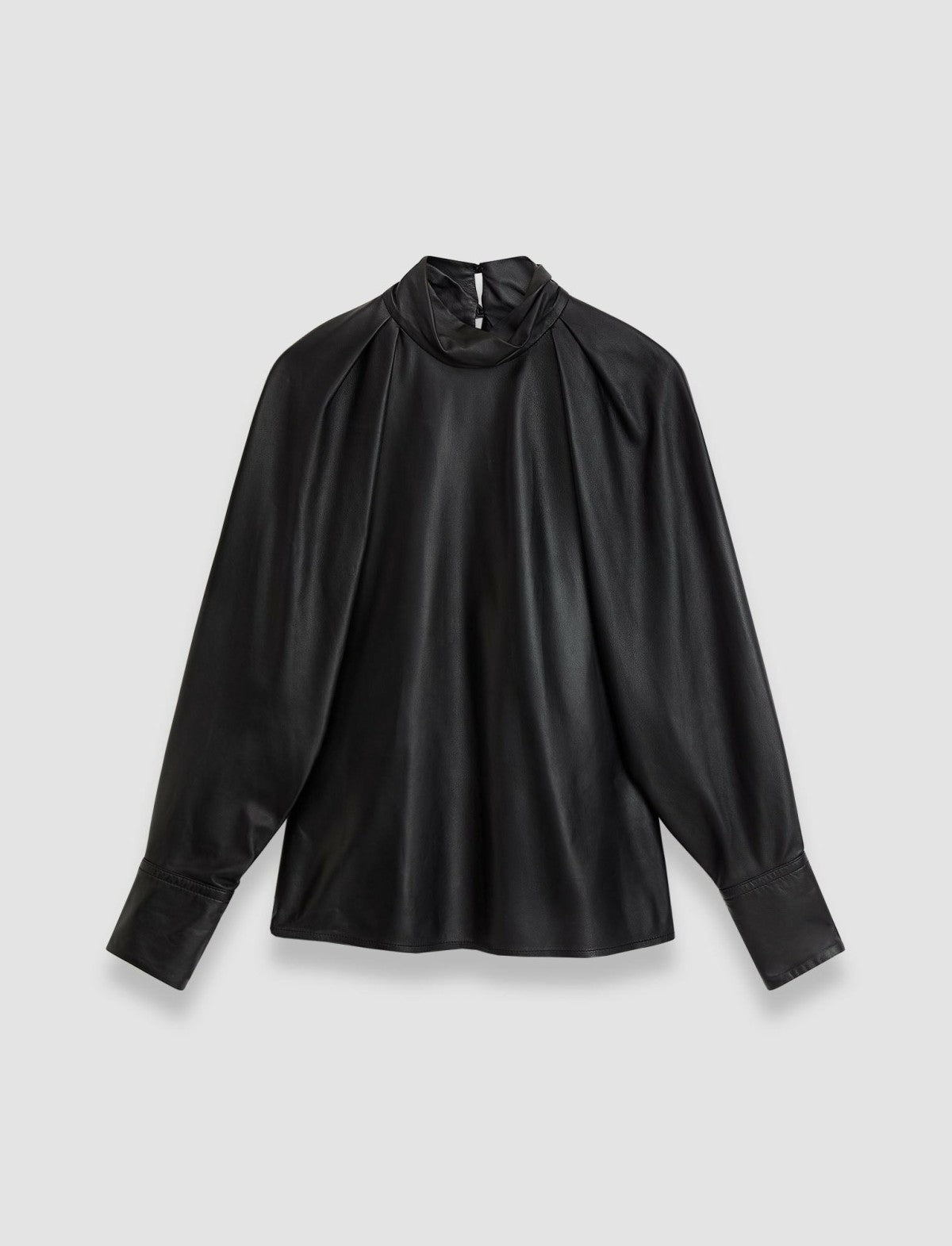 JOSEPH Fashion Women Nappa Leather Mondor Top Black