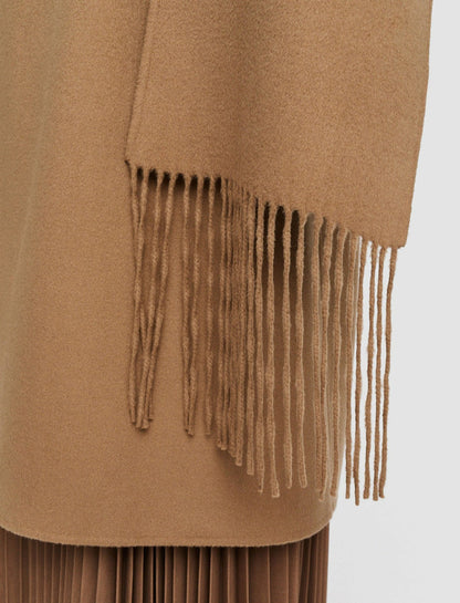 JOSEPH Fashion Women Light Double Face Lepage Scarf Coat Oak