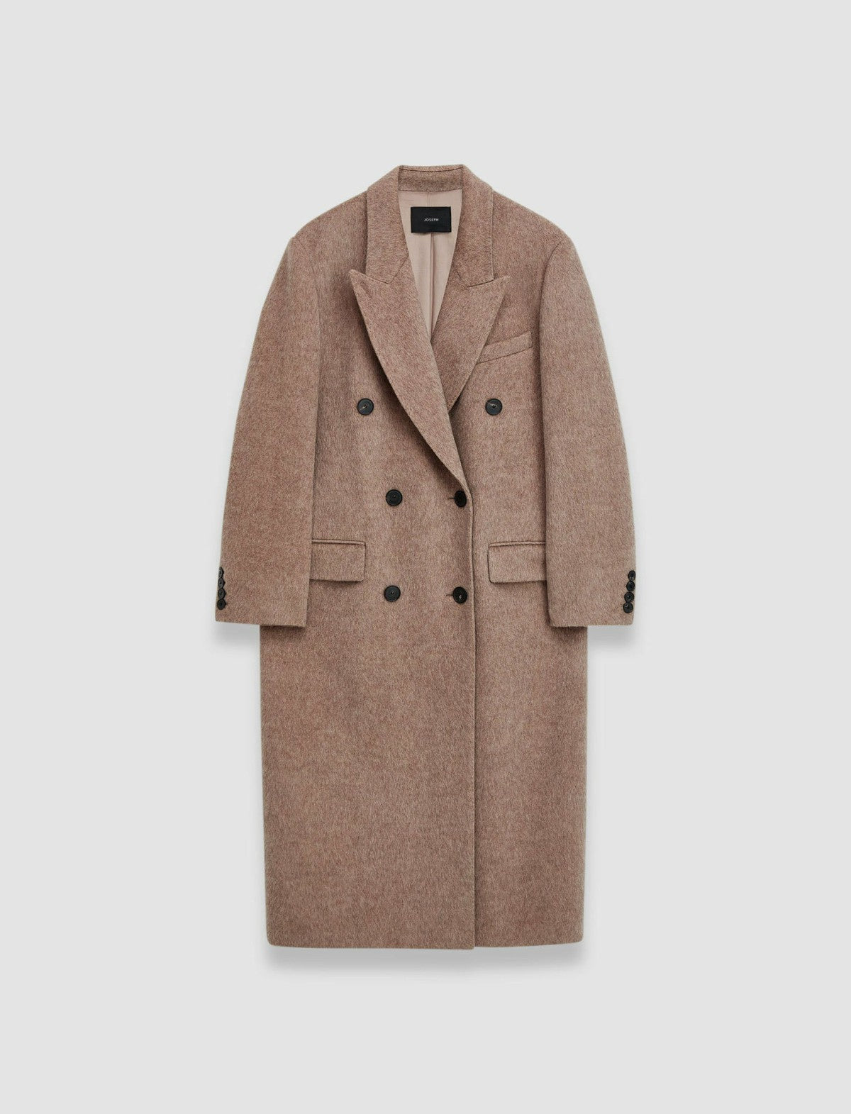JOSEPH Fashion Women Yak Wool Lilas Coat Oak