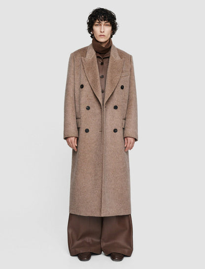 JOSEPH Fashion Women Yak Wool Lilas Coat Oak