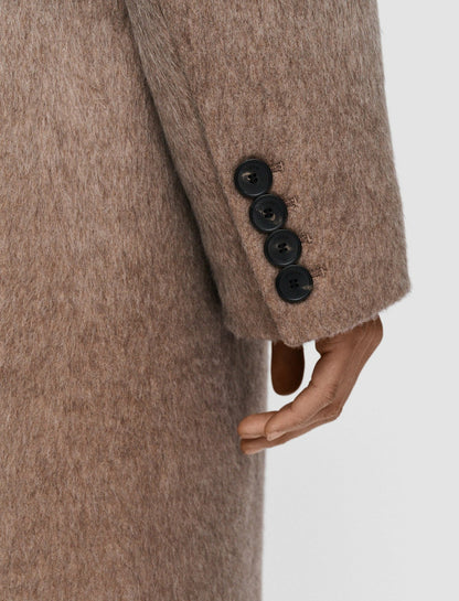 JOSEPH Fashion Women Yak Wool Lilas Coat Oak