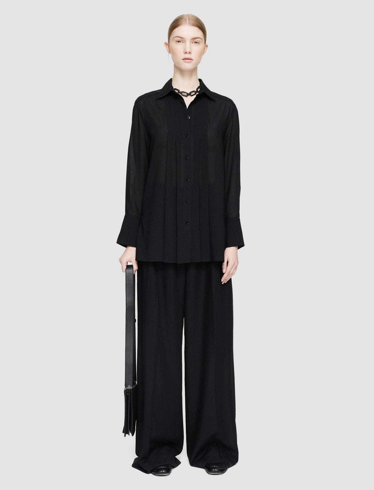 JOSEPH Fashion Women Winter Voile Lili Blouse Black