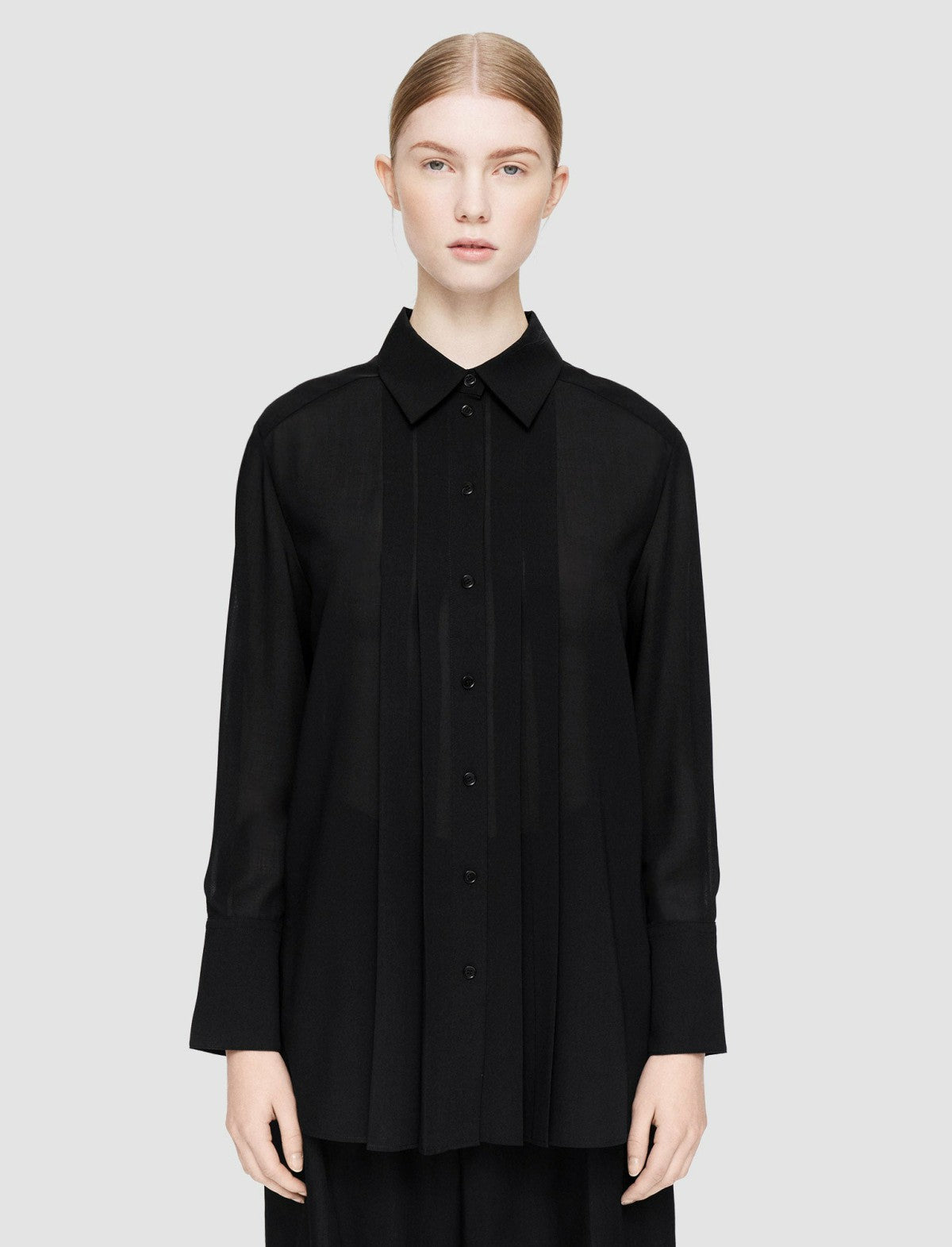 JOSEPH Fashion Women Winter Voile Lili Blouse Black