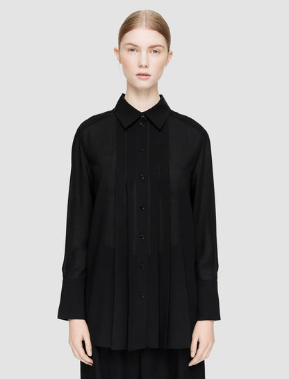 JOSEPH Fashion Women Winter Voile Lili Blouse Black