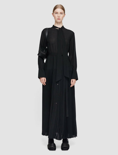 JOSEPH Fashion Women Winter Voile Lisa Dress Black