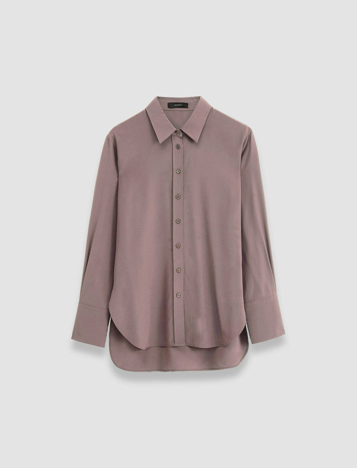 JOSEPH Fashion Women Joe Silk Crepe de Chine Blouse Carob