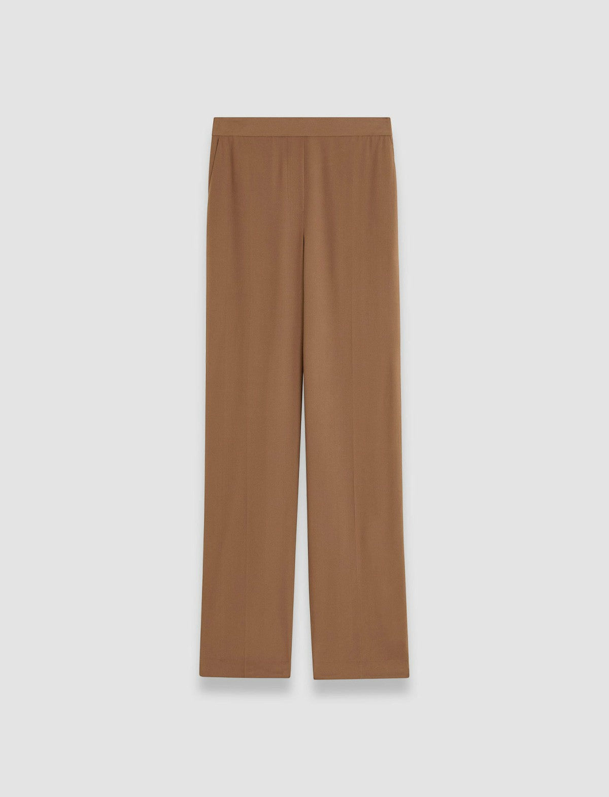 JOSEPH Fashion Women Silk Crepe de Chine Tova Trousers Arabica