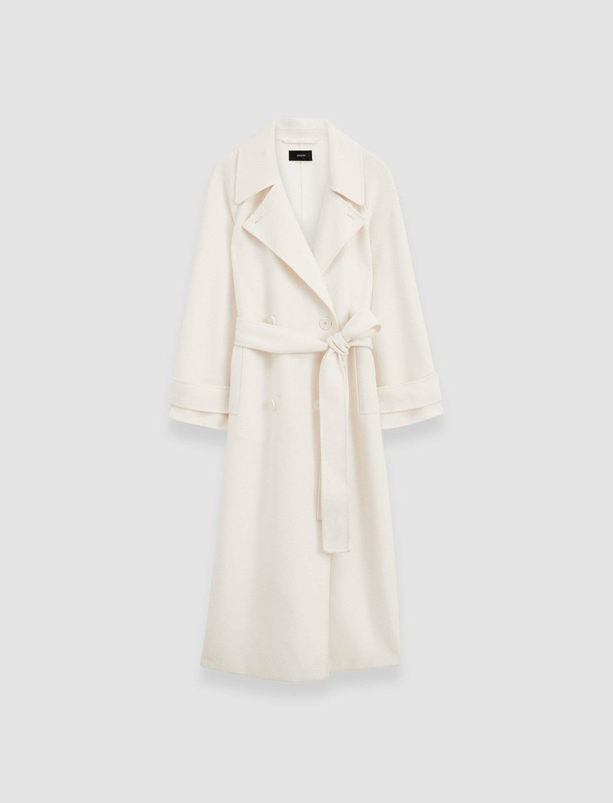 JOSEPH Fashion Women Double Face Cashmere Navarre Coat Ivory