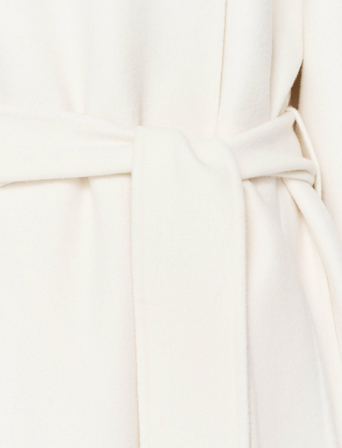 JOSEPH Fashion Women Double Face Cashmere Navarre Coat Ivory