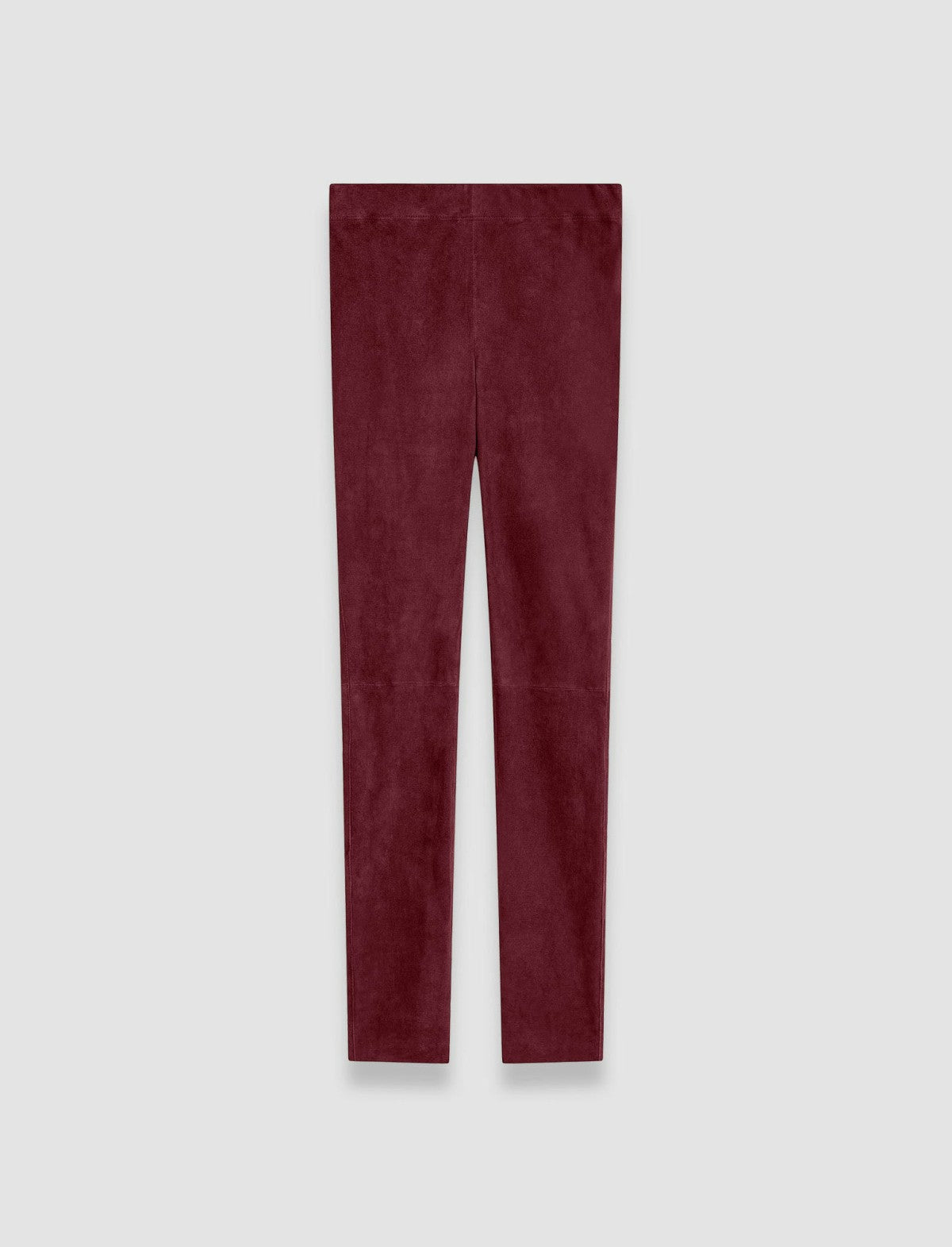 JOSEPH Fashion Women Suede Stretch Leggings Merlot