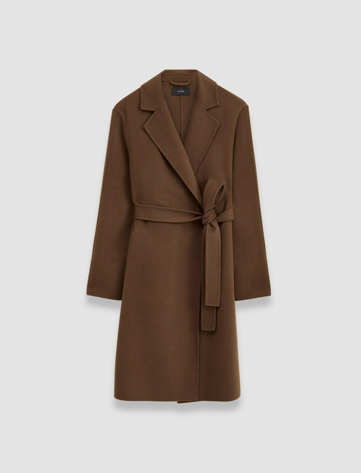 JOSEPH Fashion Women Double Face Cashmere Cenda Long Coat Arabica