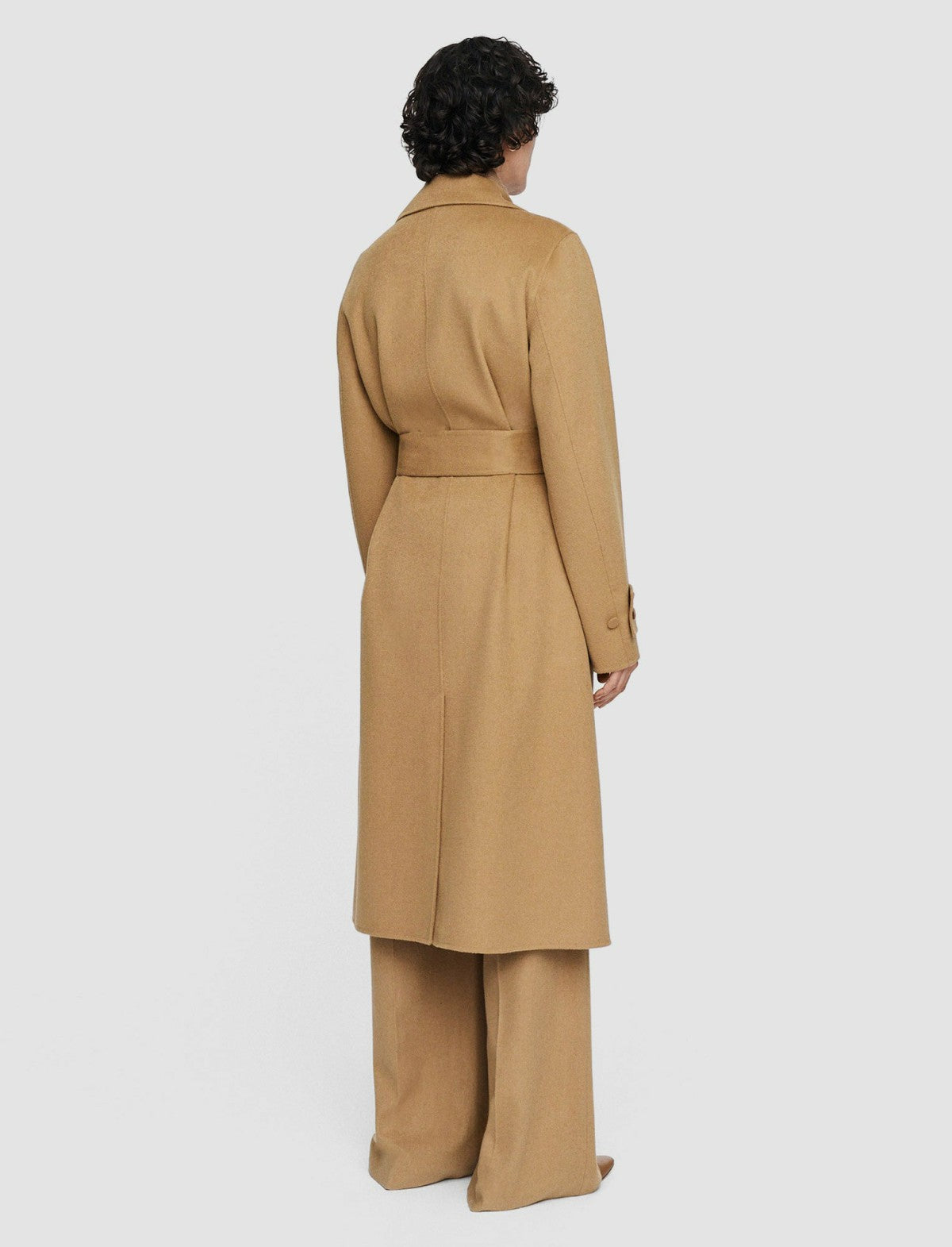 JOSEPH Fashion Women Arline Double Face Cashmere Coat Oak