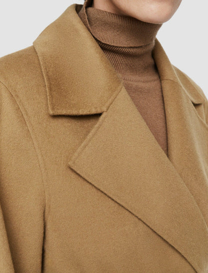 JOSEPH Fashion Women Arline Double Face Cashmere Coat Oak