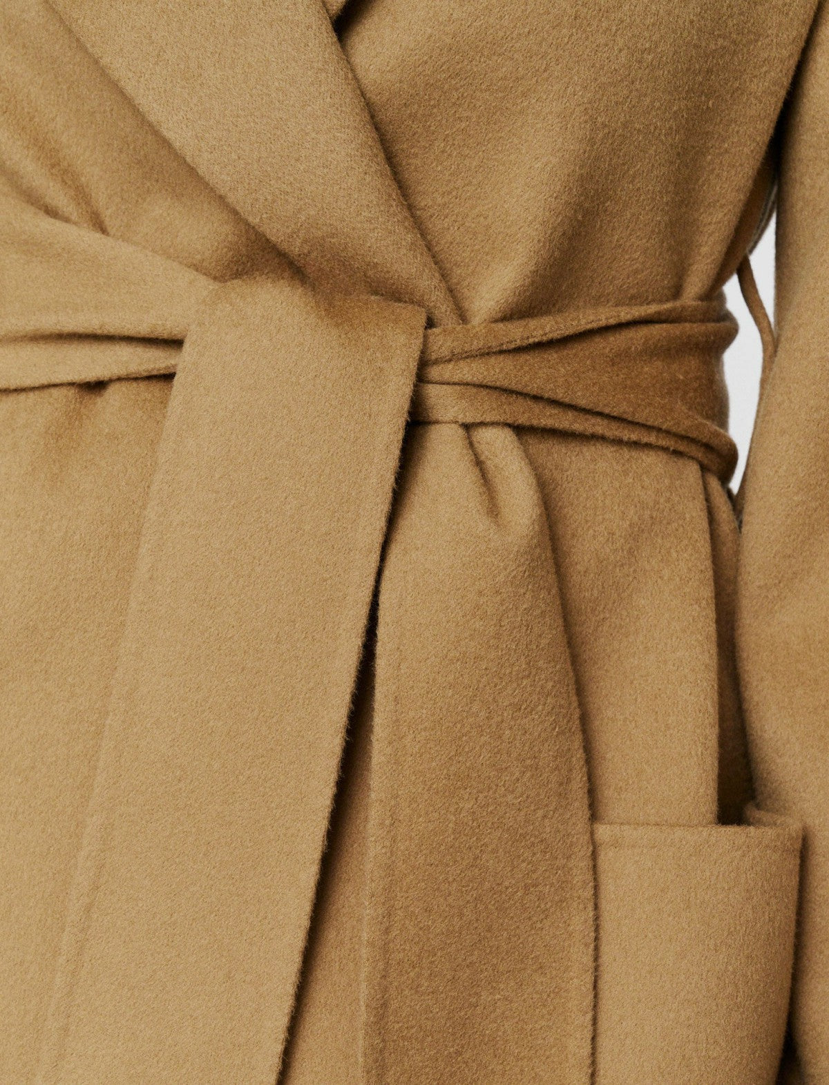 JOSEPH Fashion Women Arline Double Face Cashmere Coat Oak