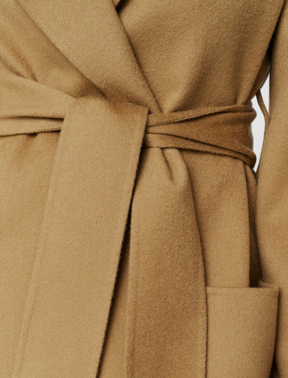JOSEPH Fashion Women Arline Double Face Cashmere Coat Oak