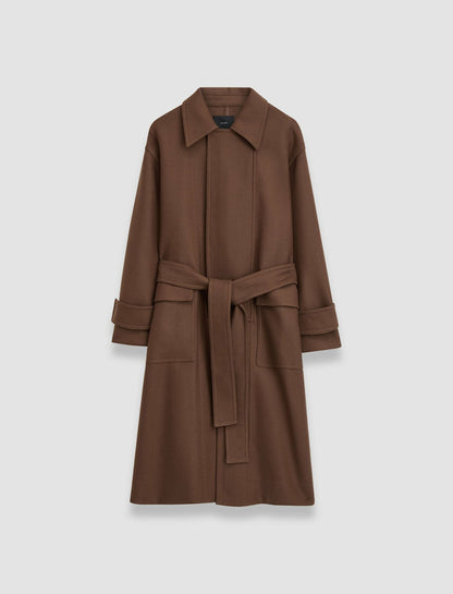 JOSEPH Fashion Women Heritage Wool Louise Coat Arabica