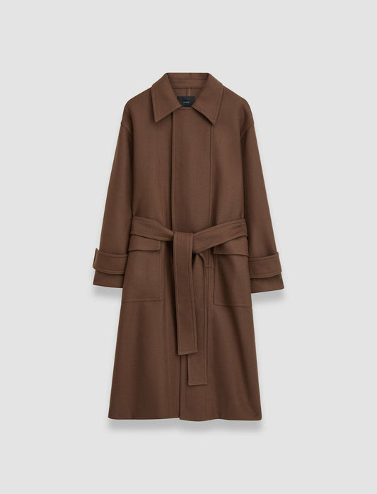 JOSEPH Fashion Women Heritage Wool Louise Coat Arabica