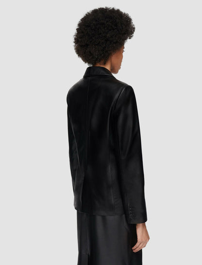 JOSEPH Fashion Women Glenview Nappa Leather Jacket Black