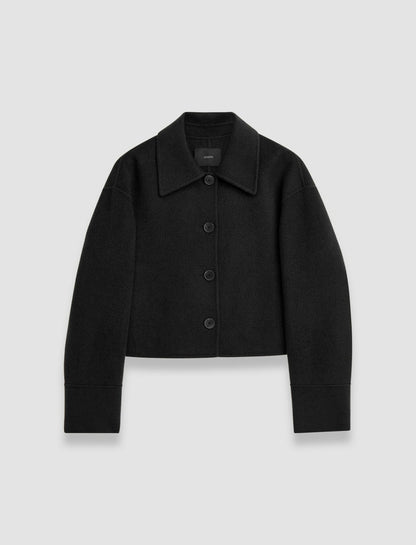 JOSEPH Fashion Women Double Face Cashmere Gerrard Jacket Black