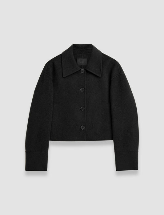 JOSEPH Fashion Women Double Face Cashmere Gerrard Jacket Black