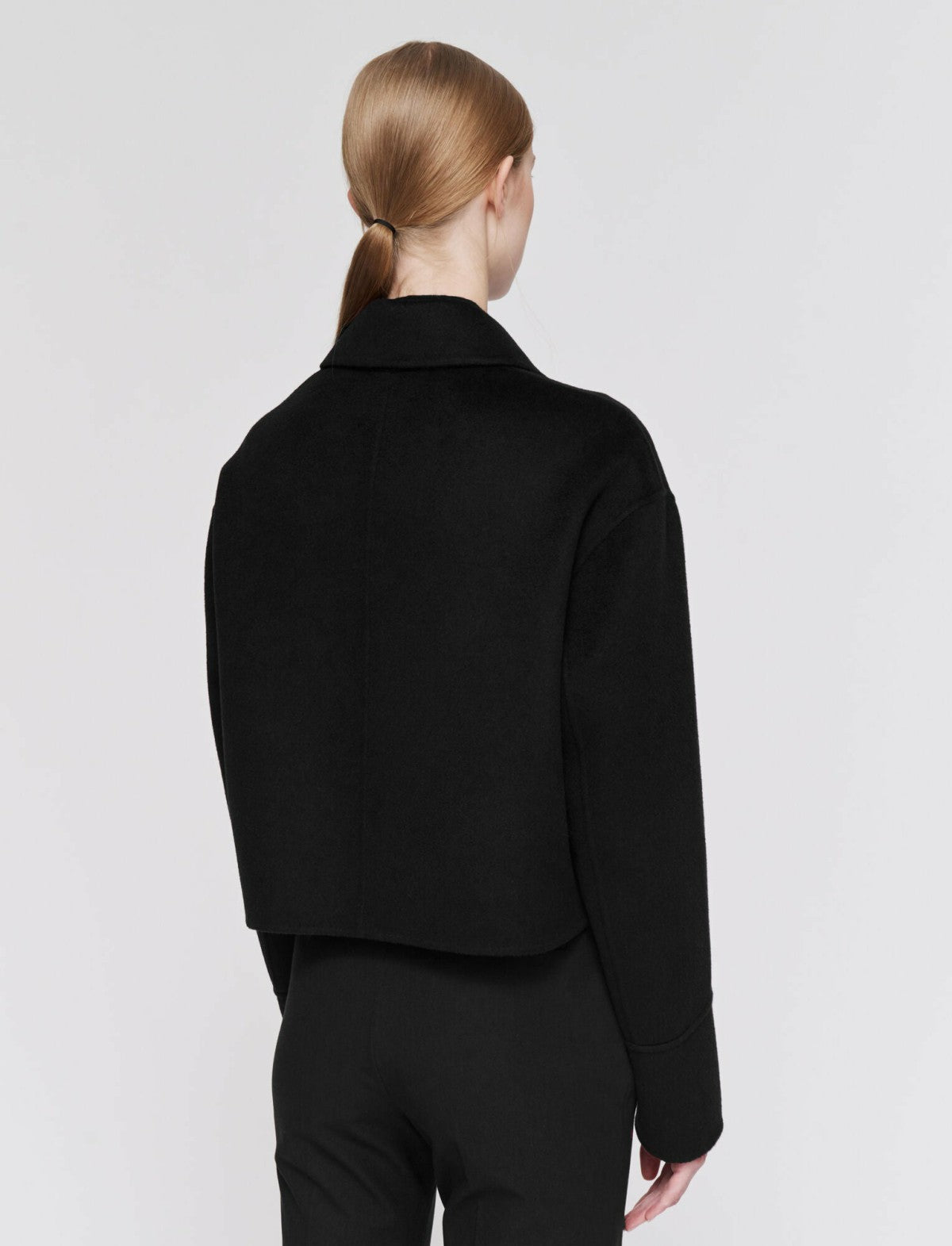 JOSEPH Fashion Women Double Face Cashmere Gerrard Jacket Black