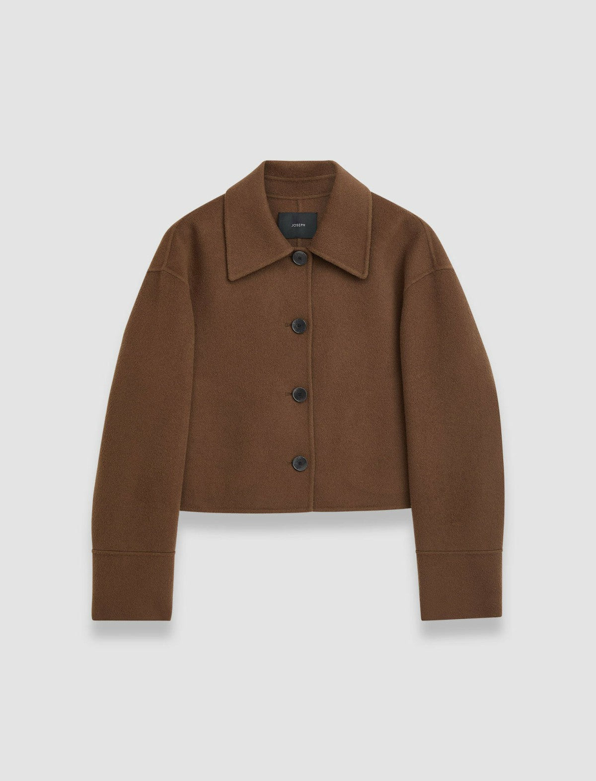 JOSEPH Fashion Women Double Face Cashmere Gerrard Jacket Arabica