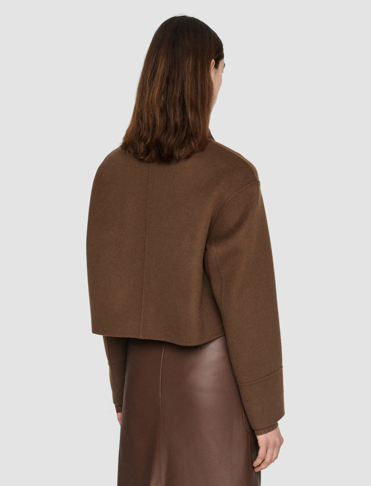 JOSEPH Fashion Women Double Face Cashmere Gerrard Jacket Arabica
