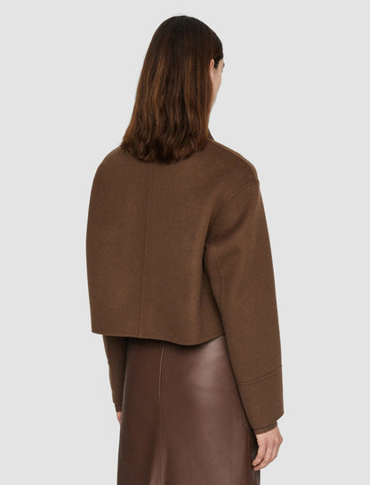 JOSEPH Fashion Women Double Face Cashmere Gerrard Jacket Arabica