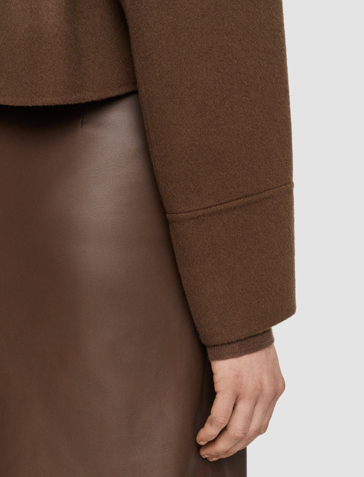 JOSEPH Fashion Women Double Face Cashmere Gerrard Jacket Arabica
