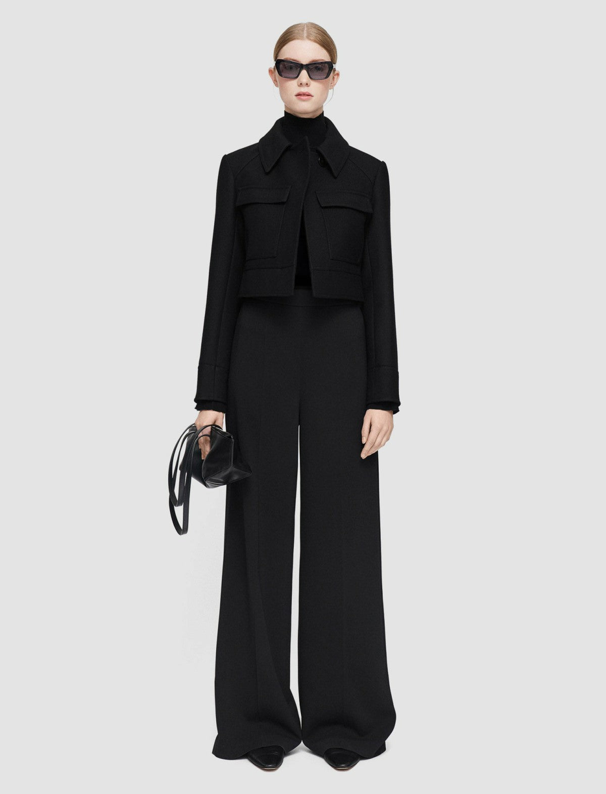JOSEPH Fashion Women Heritage Wool Cranbrook Jacket Black