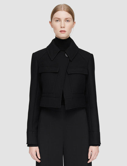 JOSEPH Fashion Women Heritage Wool Cranbrook Jacket Black