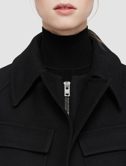 JOSEPH Fashion Women Heritage Wool Cranbrook Jacket Black