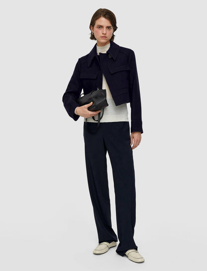 JOSEPH Fashion Women Heritage Wool Cranbrook Jacket Navy