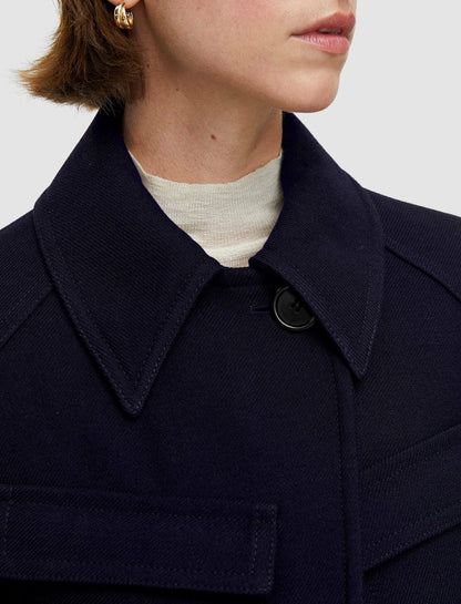 JOSEPH Fashion Women Heritage Wool Cranbrook Jacket Navy
