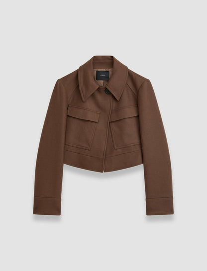 JOSEPH Fashion Women Heritage Wool Cranbrook Jacket Arabica